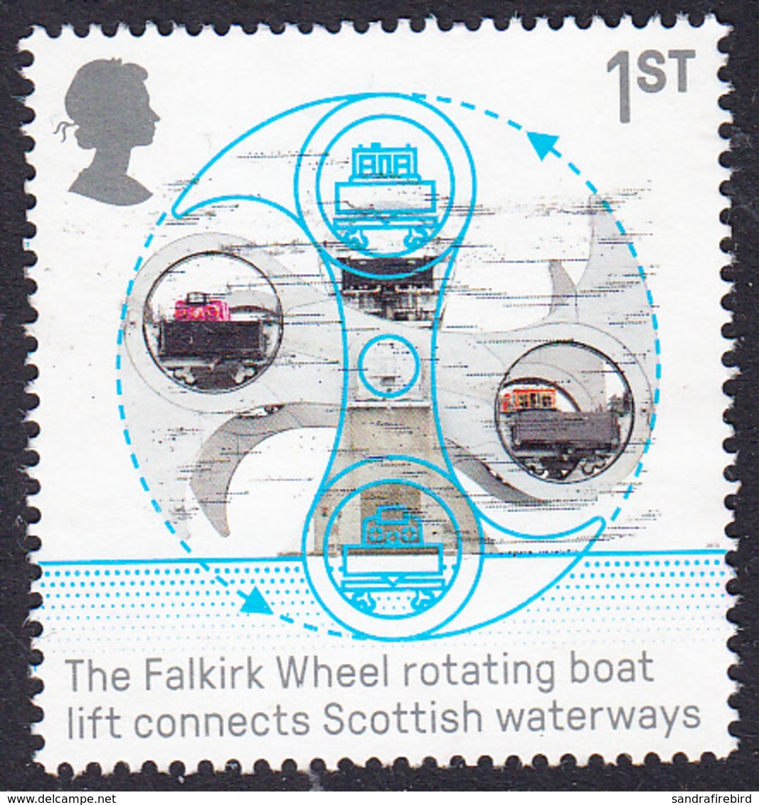 British Engineering (2019) - Falkirk Wheel 1st SG4213 - Used Stamps