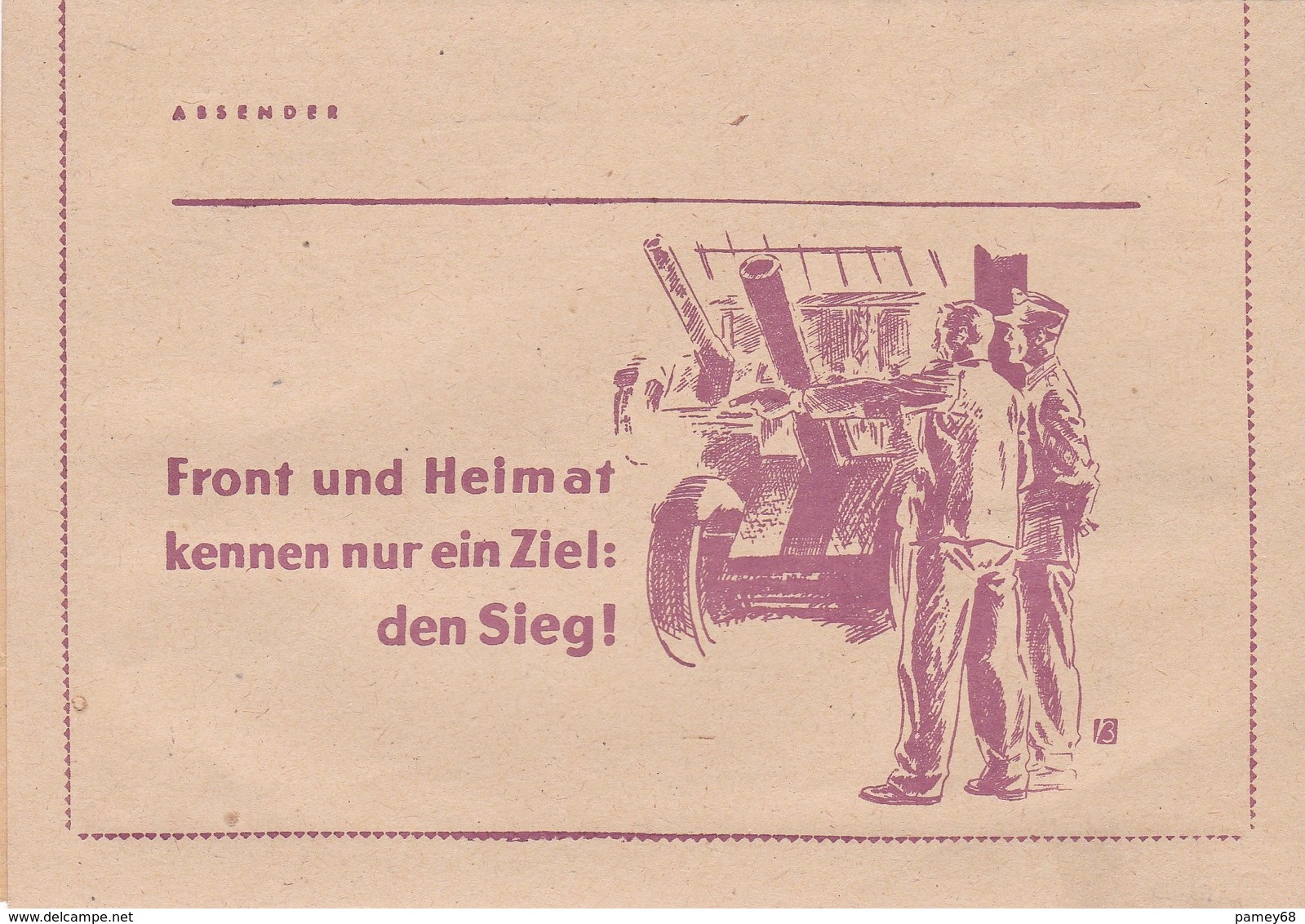 Entier Carte/lettre Neuf Avec Surcharge SS Feldpost - Sonstige & Ohne Zuordnung