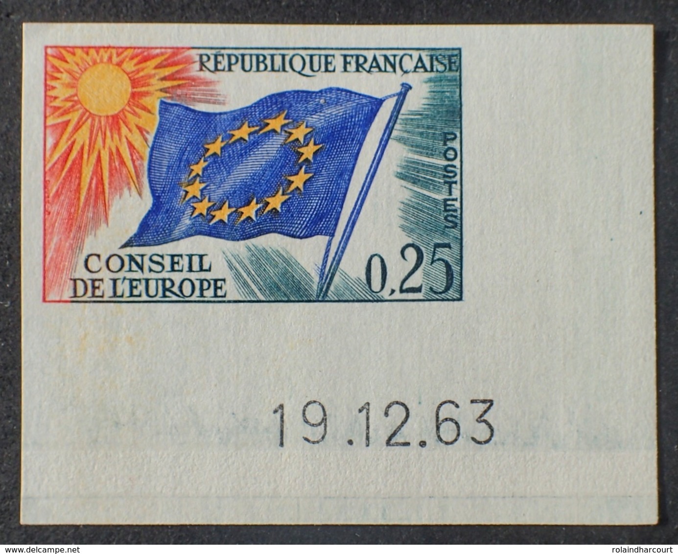 R1591/405 - 1963 - CONSEIL DE L'EUROPE  N°29 NEUF** ND CdF Daté - Cote : 55,00 € - Ohne Zuordnung