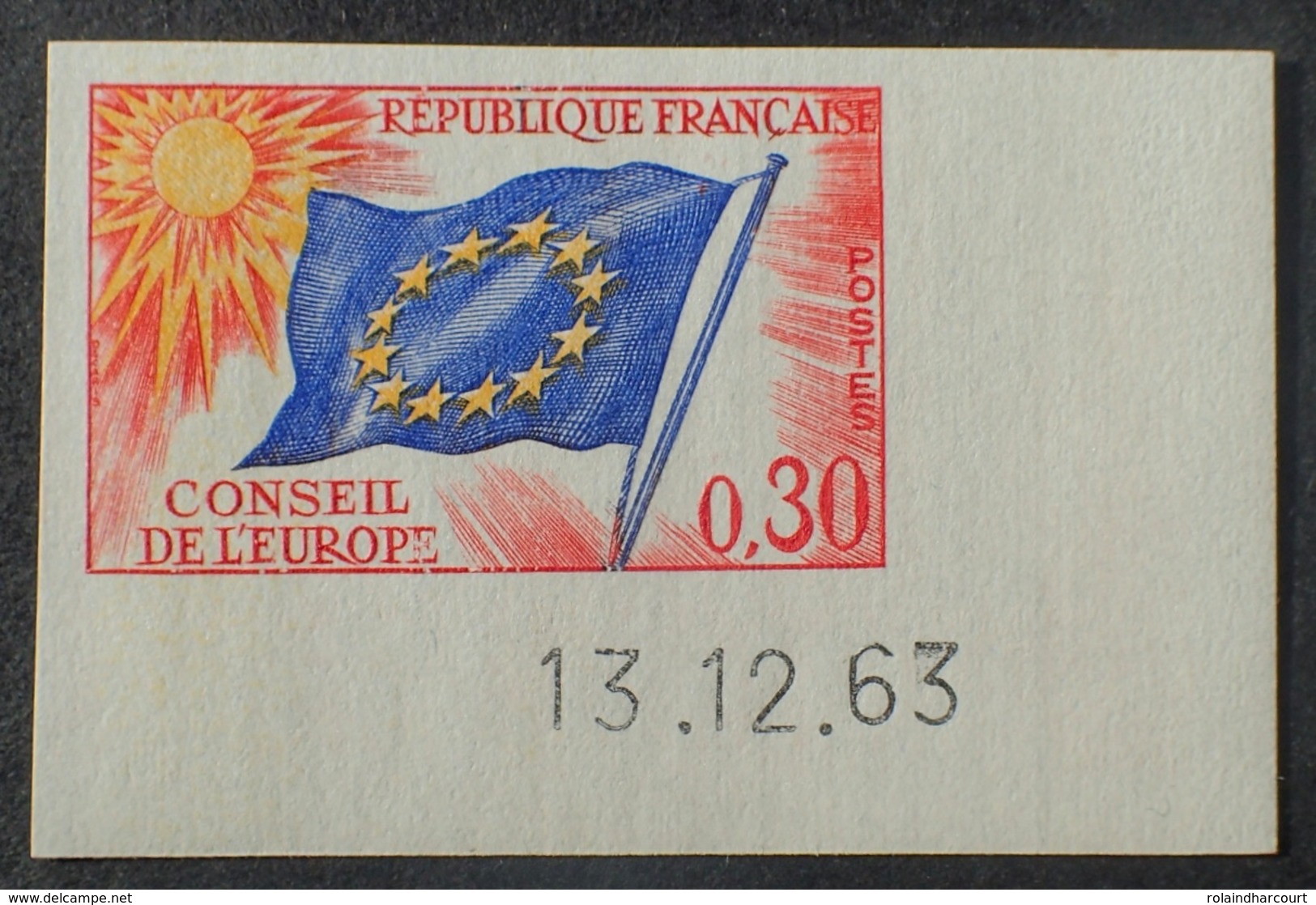 R1591/406 - 1963 - CONSEIL DE L'EUROPE  N°30 NEUF** ND CdF Daté - Cote : 55,00 € - Ohne Zuordnung