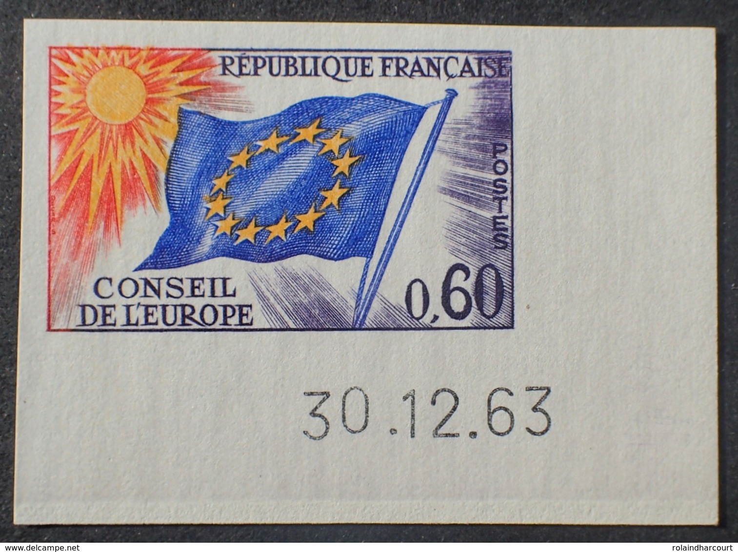 R1591/407 - 1963 - CONSEIL DE L'EUROPE  N°34 NEUF** ND CdF Daté - Cote : 55,00 € - Ohne Zuordnung