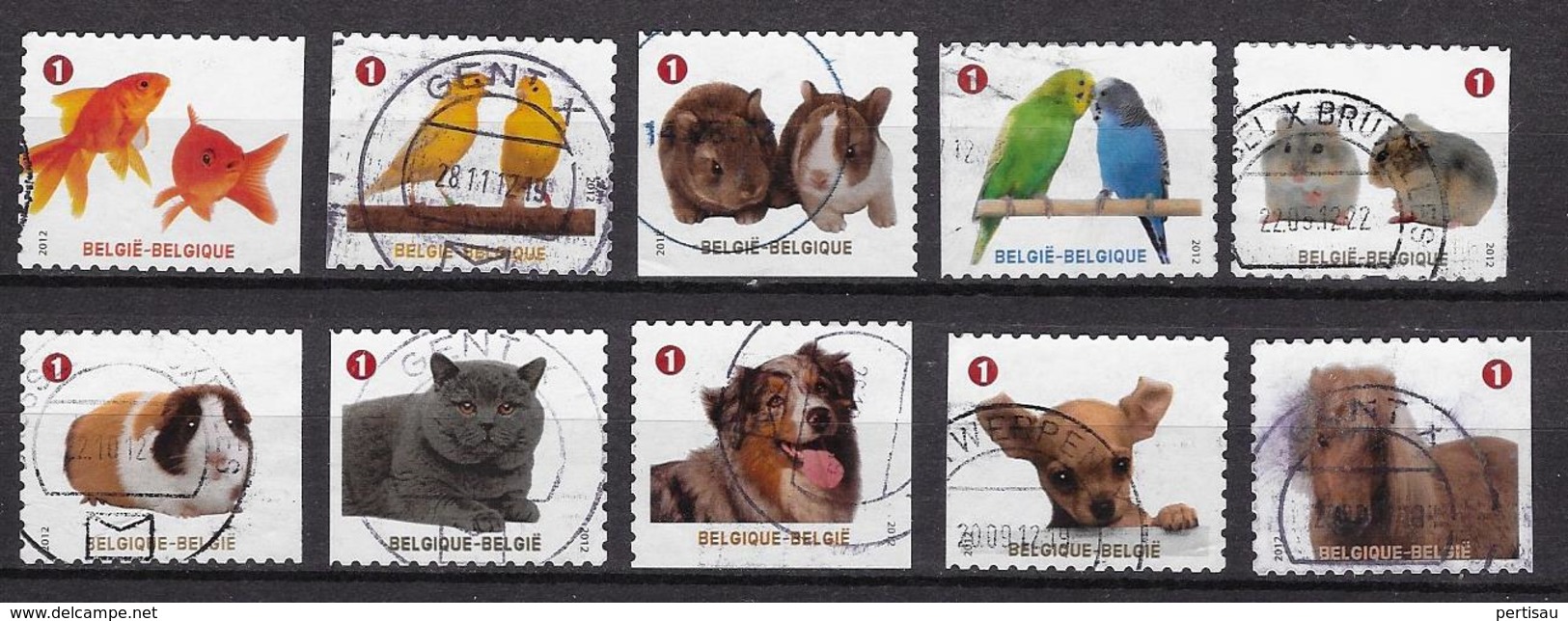 Gezeldschapsdieren - Used Stamps