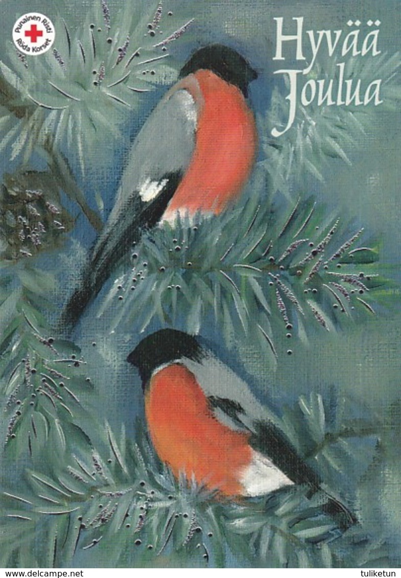 Postal Stationery - Birds - Bullfinches In Winter Landscape - Red Cross 2014 - Suomi Finland - Postage Paid - Entiers Postaux