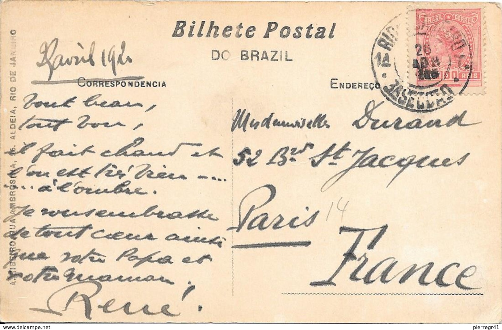 CPA-1920-BRESIL-RIO De JANEIRO-BAHIA De BOTAFOGO-TBE - Copacabana