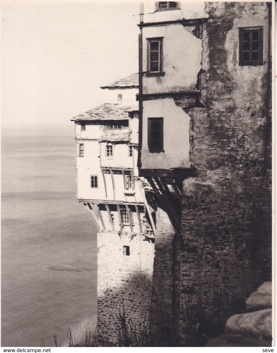 GRECE MONT ATHOS DYONISIOU 1956 Photo Amateur Format Environ 7,5 Cm X 5,5 Cm - Lieux