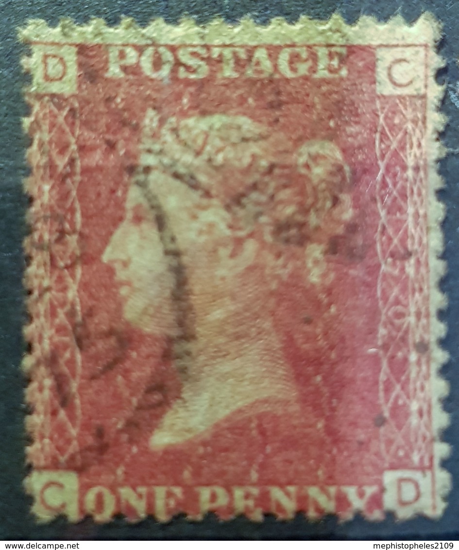 GREAT BRITAIN - Canceled Penny Red - Plate 150 - Sc# 33, SG# 43 - Queen Victoria 1p - Oblitérés