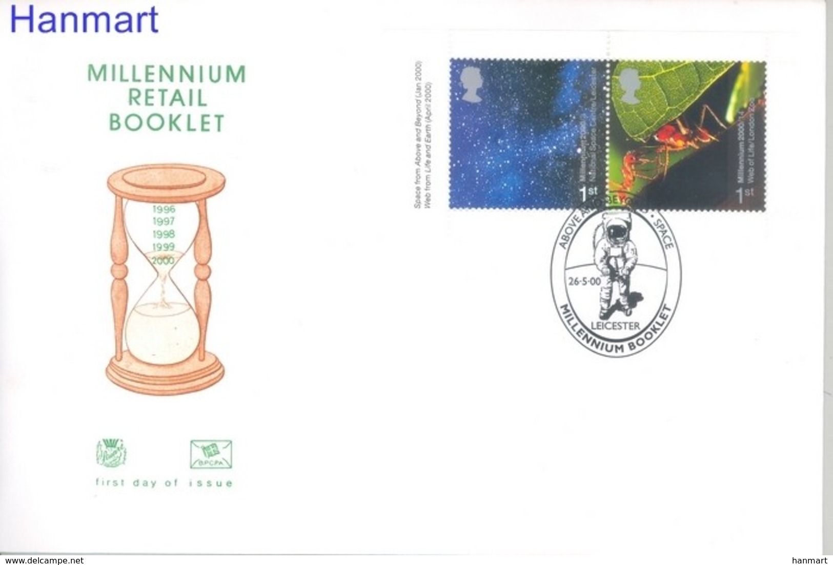 Great Britain 2000 Mi Bl 239 FDC ( FDC ZE3 GBRHbl239 ) - Altri & Non Classificati