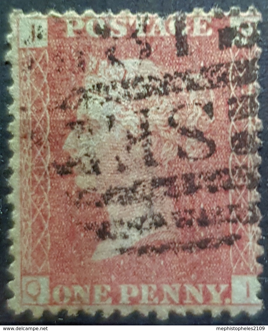 GREAT BRITAIN - Canceled Penny Red - Plate 116 - Sc# 33, SG# 43 - Queen Victoria 1p - Oblitérés