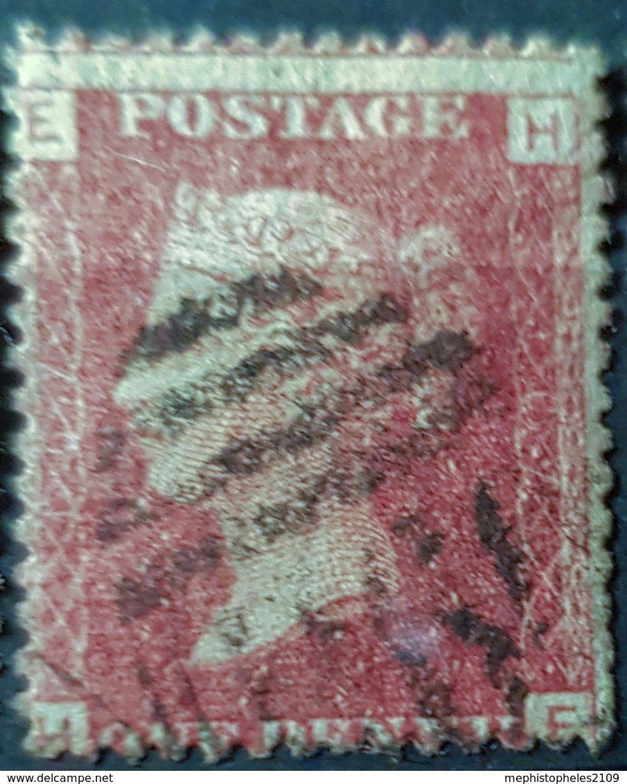 GREAT BRITAIN - Canceled Penny Red - Plate 167 - Sc# 33, SG# 43 - Queen Victoria 1p - Gebraucht