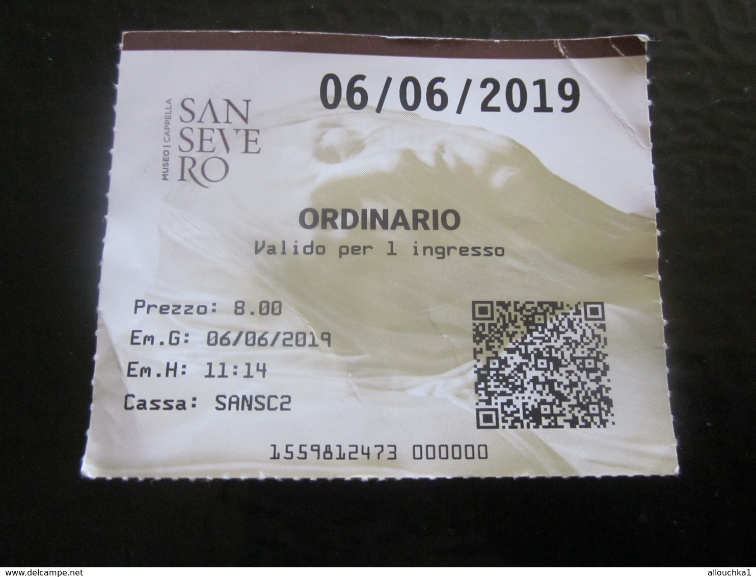 SAN SEVERO VISITE GUIDATE  MUSÉE MUSEO BIGLIETTO- BILLET TICKET- ITALIA- ITALIE - Biglietti D'ingresso