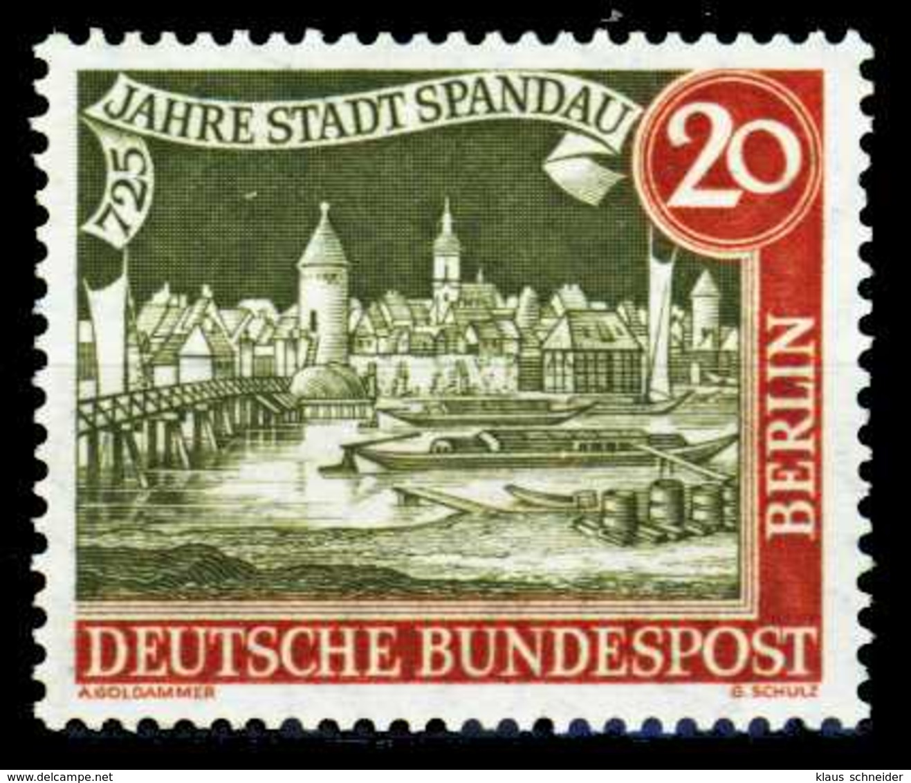 BERLIN 1957 Nr 159y Postfrisch S9797E2 - Neufs