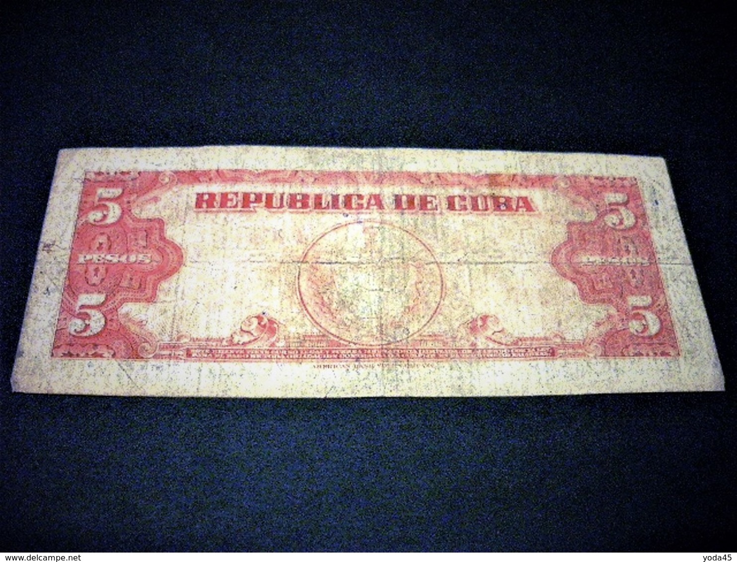 CUBA 5 Pesos 1950, Pick N°78 B, CUBA - Cuba