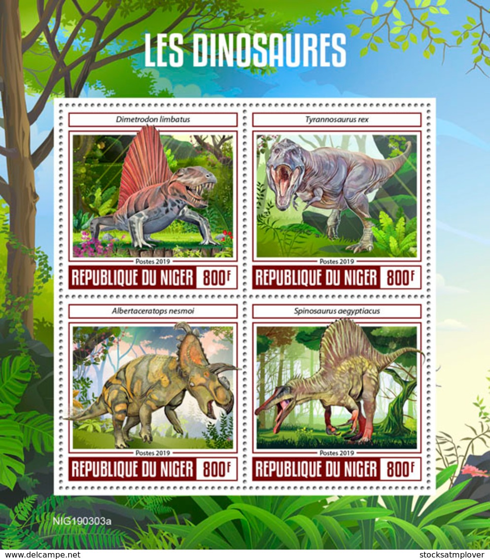 Niger 2019 Dinosaurs  S201907 - Niger (1960-...)