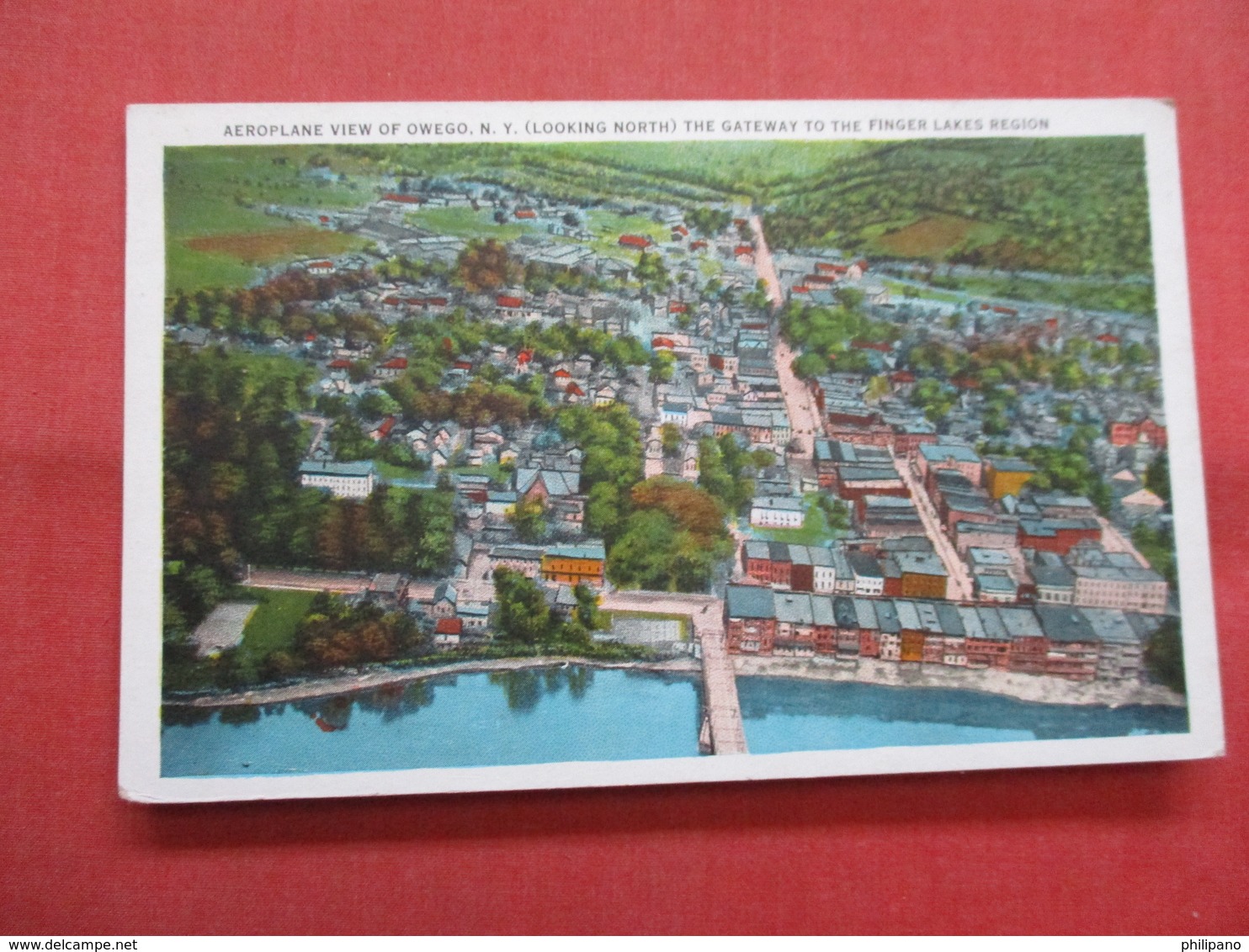 Airplane View Of Owego   New York >  Ref    3560 - Other & Unclassified