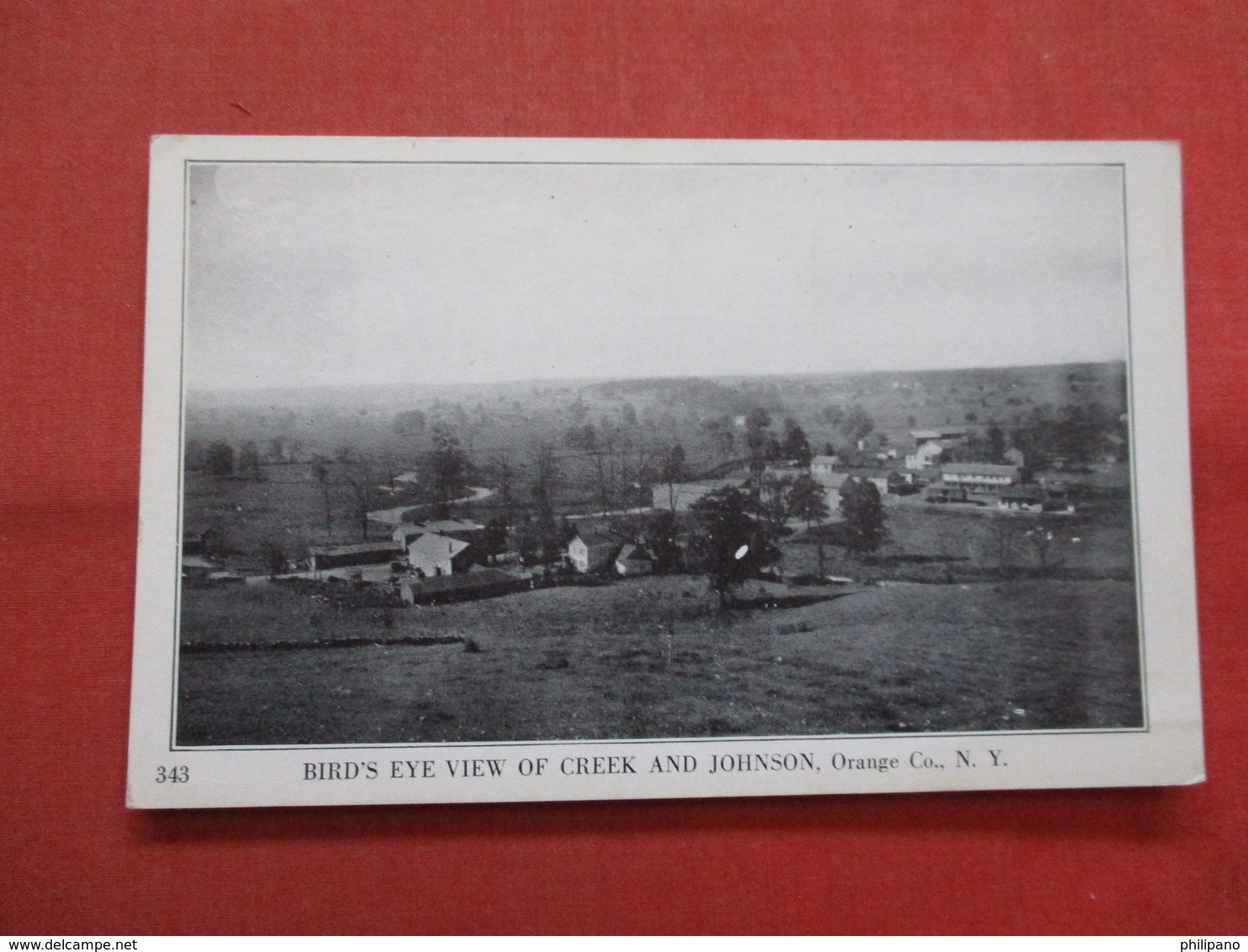 Birds Eye View Of Creek & Johnson Orange Co.    New York >  Ref    3560 - Other & Unclassified