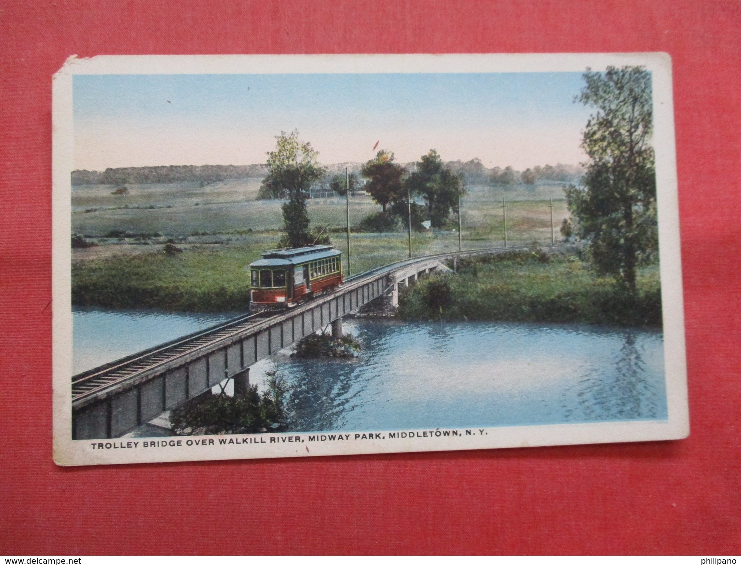 Trolley Bridge Over Walkill River    Middletown     New York >  Ref    3560 - Sonstige & Ohne Zuordnung