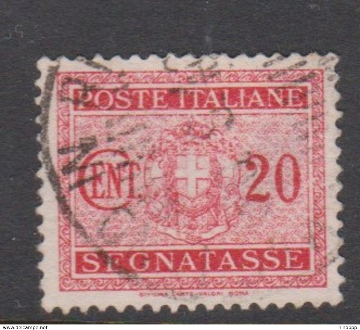 Italy PD 36 1934 King Victor Emanuel Postage Due,20c Rose Red,used - Postage Due