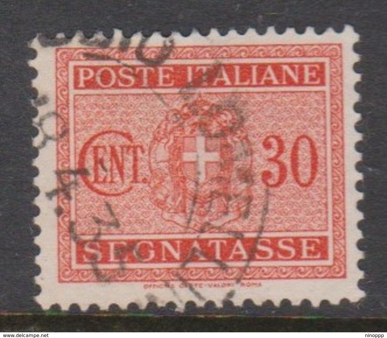 Italy PD 38 1934 King Victor Emanuel Postage Due,30c Orange,used - Postage Due