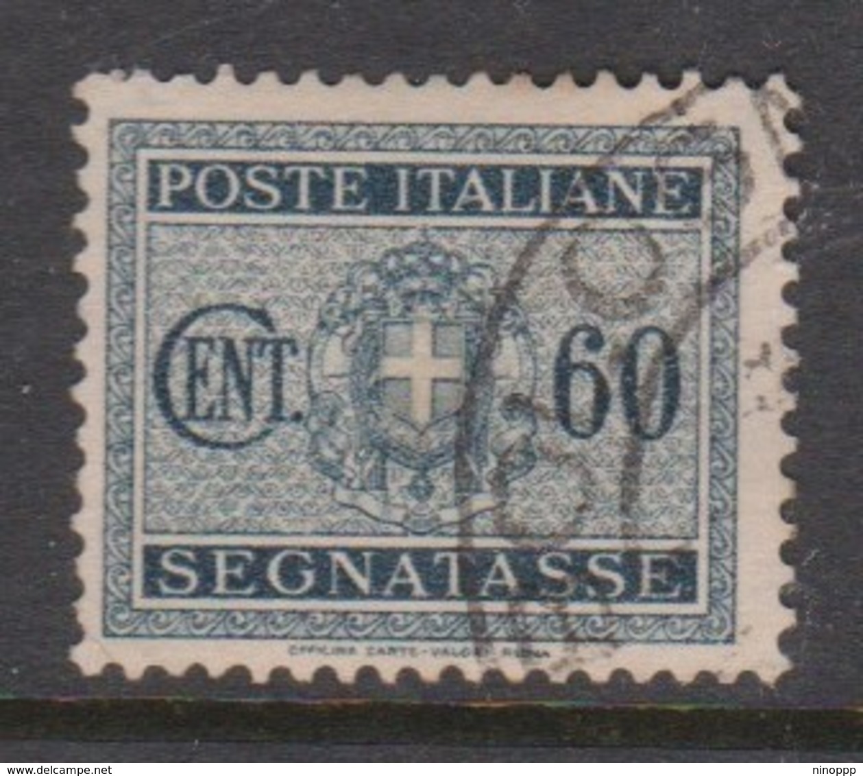 Italy PD 41 1934 King Victor Emanuel Postage Due,60c Black,used - Postage Due