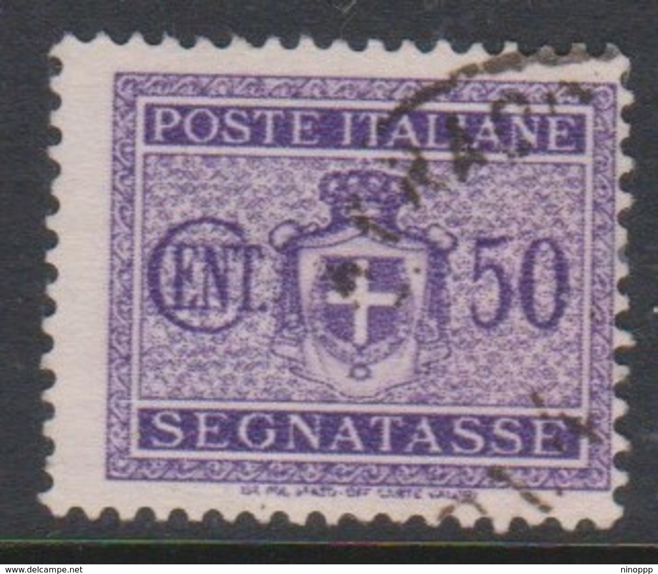 Italy PD 79 1945 Lieutenance  Postage Due,50c Violet,no Watermark,used - Strafport