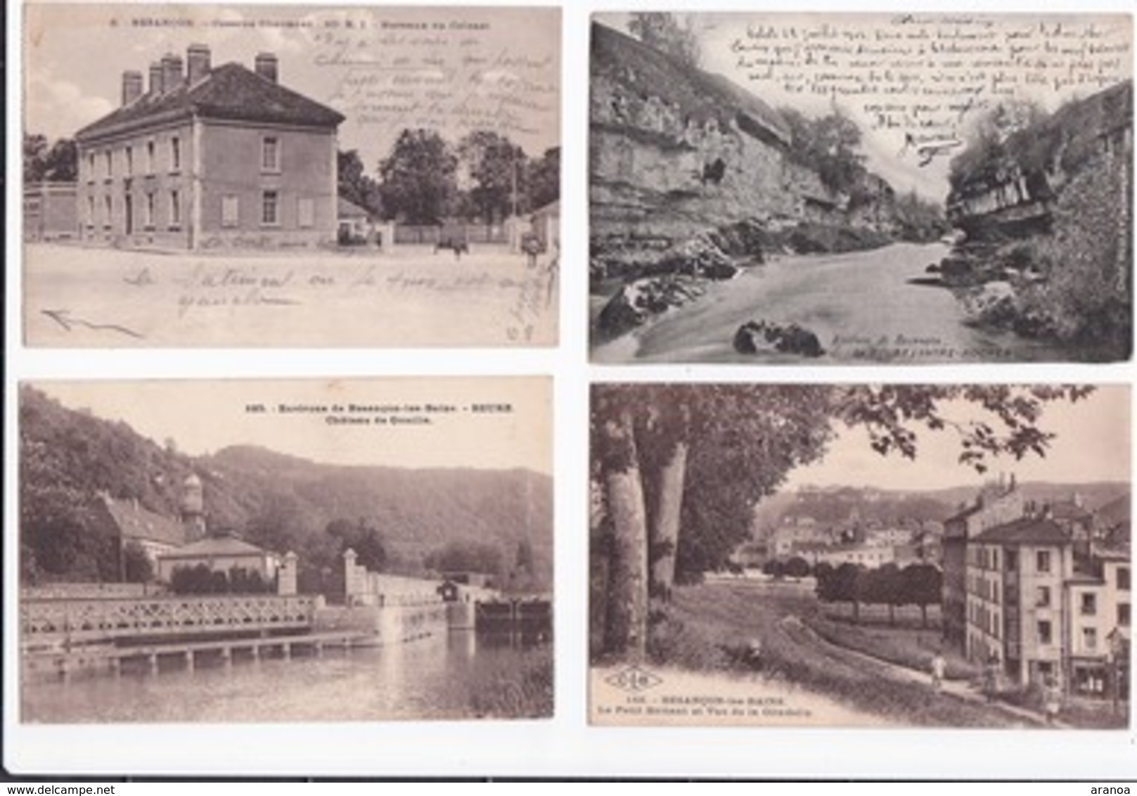 25 -- Doubs -- Lot De 5 Cartes + Une Carte Avec 10 Petites Vues - Autres & Non Classés