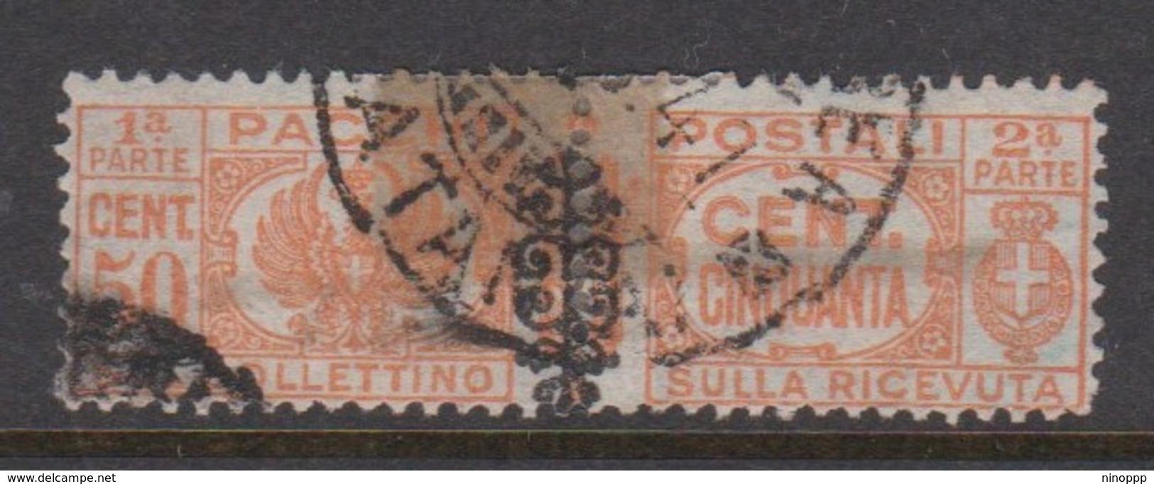 Italy PP 28 1927-32 King Victor Emanuel ,parcel Post, 50c Orange,Used - Postal Parcels