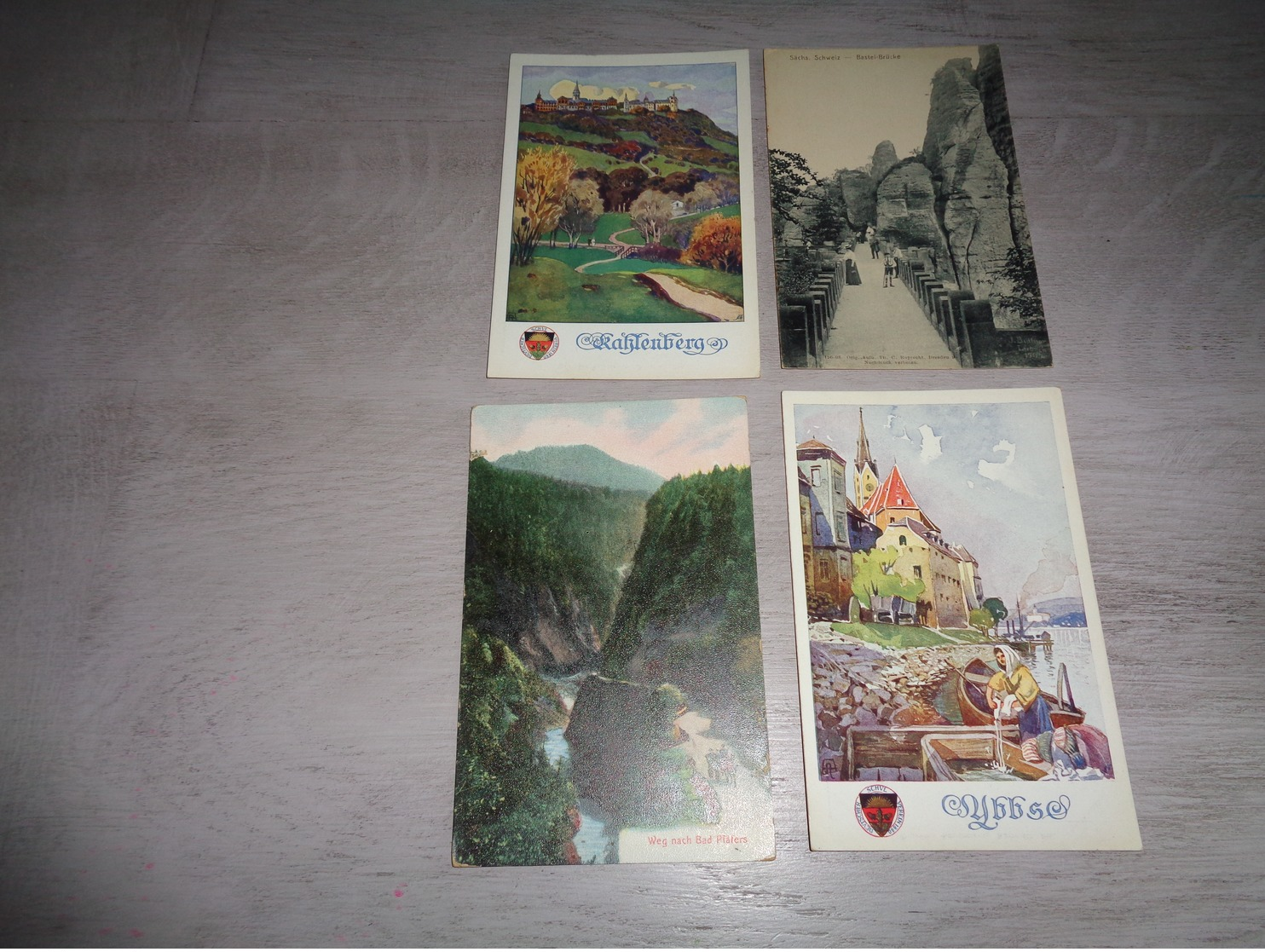 Beau lot de 60 cartes postales d' Allemagne Deutschland     Mooi lot van 60 postkaarten van Duitsland - 60 scans