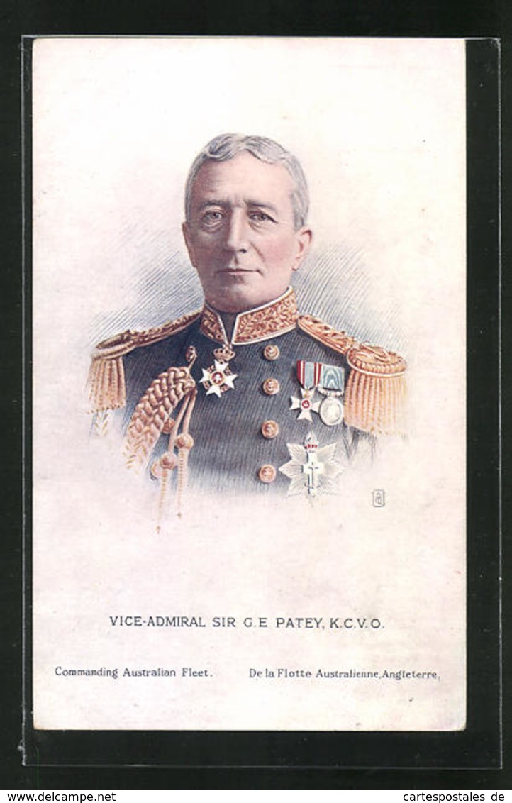AK Vice-Admiral Sir G. E. Patey, K. C. V. O. - Otros & Sin Clasificación