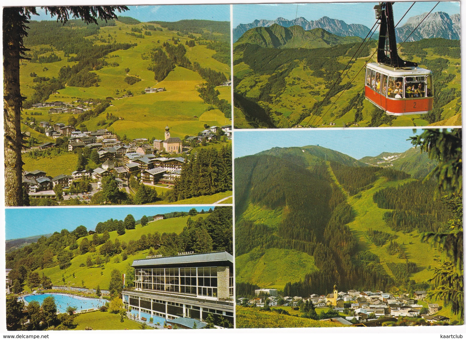 Saalbach - Schattbergseilbahn, Sportzentrum Saalbad, Schwimmbad/Piscine - Saalbach