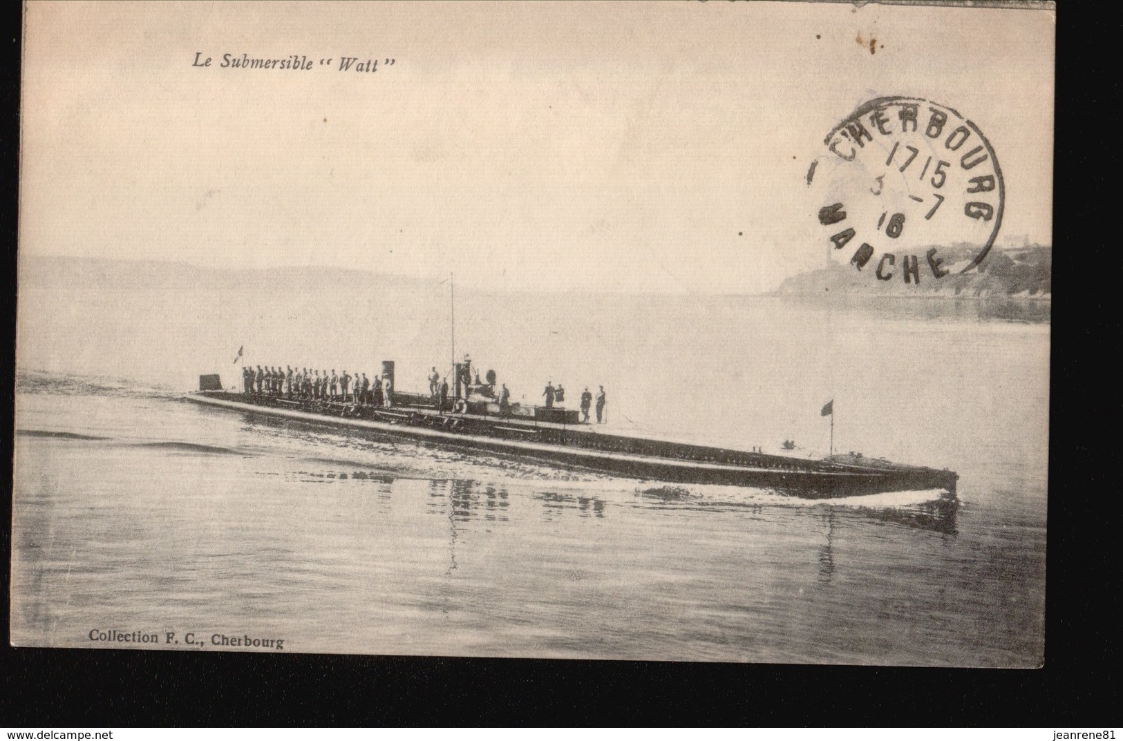 LOT048.....5 CPA CHERBOURG ...SOUS MARINS - 5 - 99 Cartes