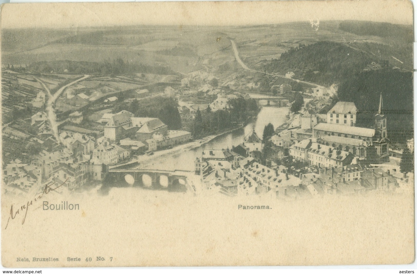 Bouillon 1906; Panorama - Voyagé. (Nels - Bruxelles) - Bouillon