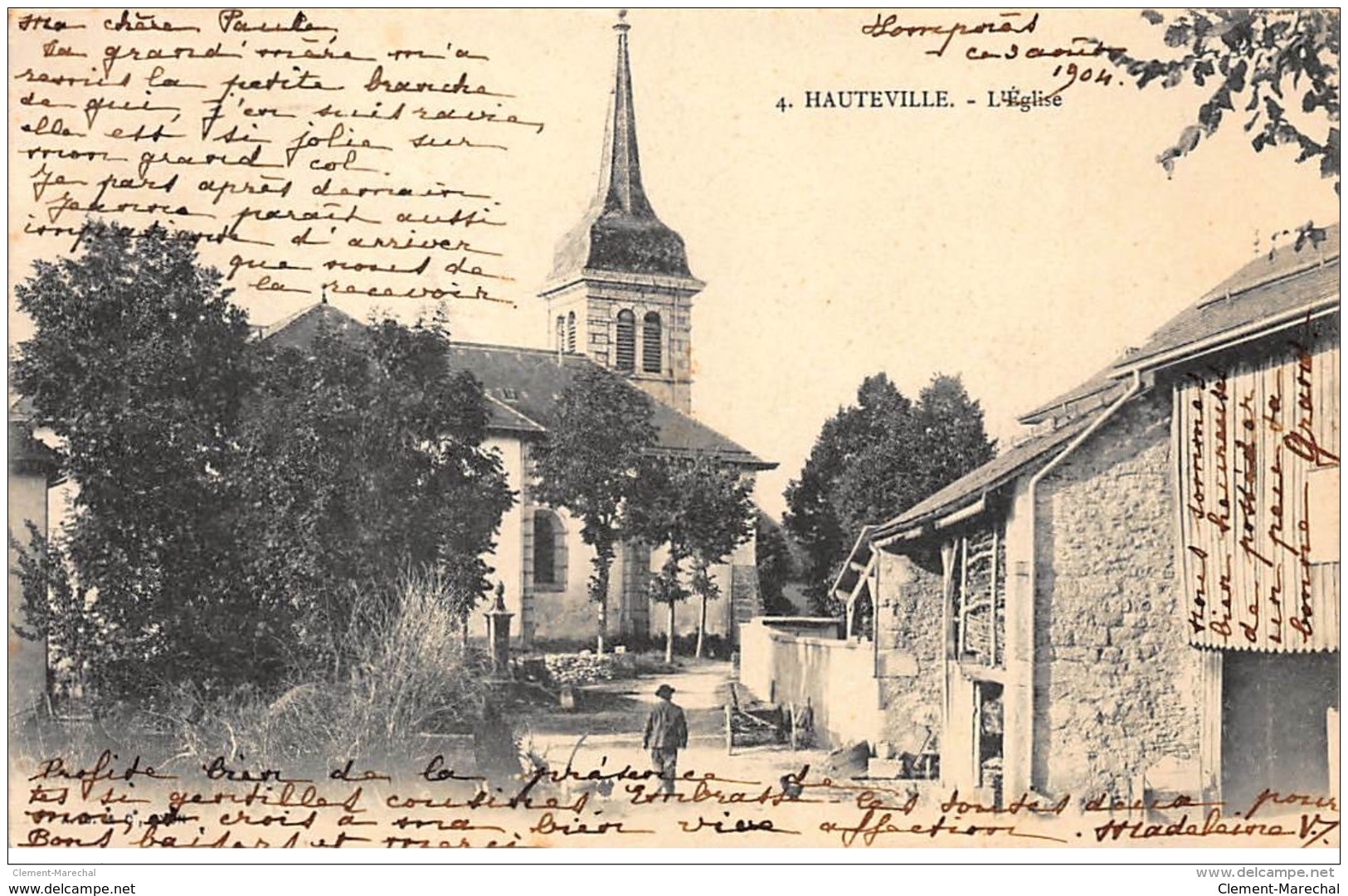 HAUTEVILLE : L'eglise - Tres On Etat - Hauteville-Lompnes