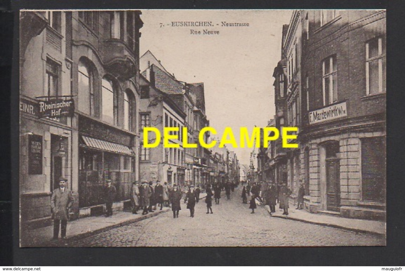 DD / ALLEMAGNE / RHÉNANIE-DU-NORD-WESTPHALIE / EUSKIRCHEN / NEUSTRASSE , RUE NEUVE / ANIMÉE / 1925 - Euskirchen