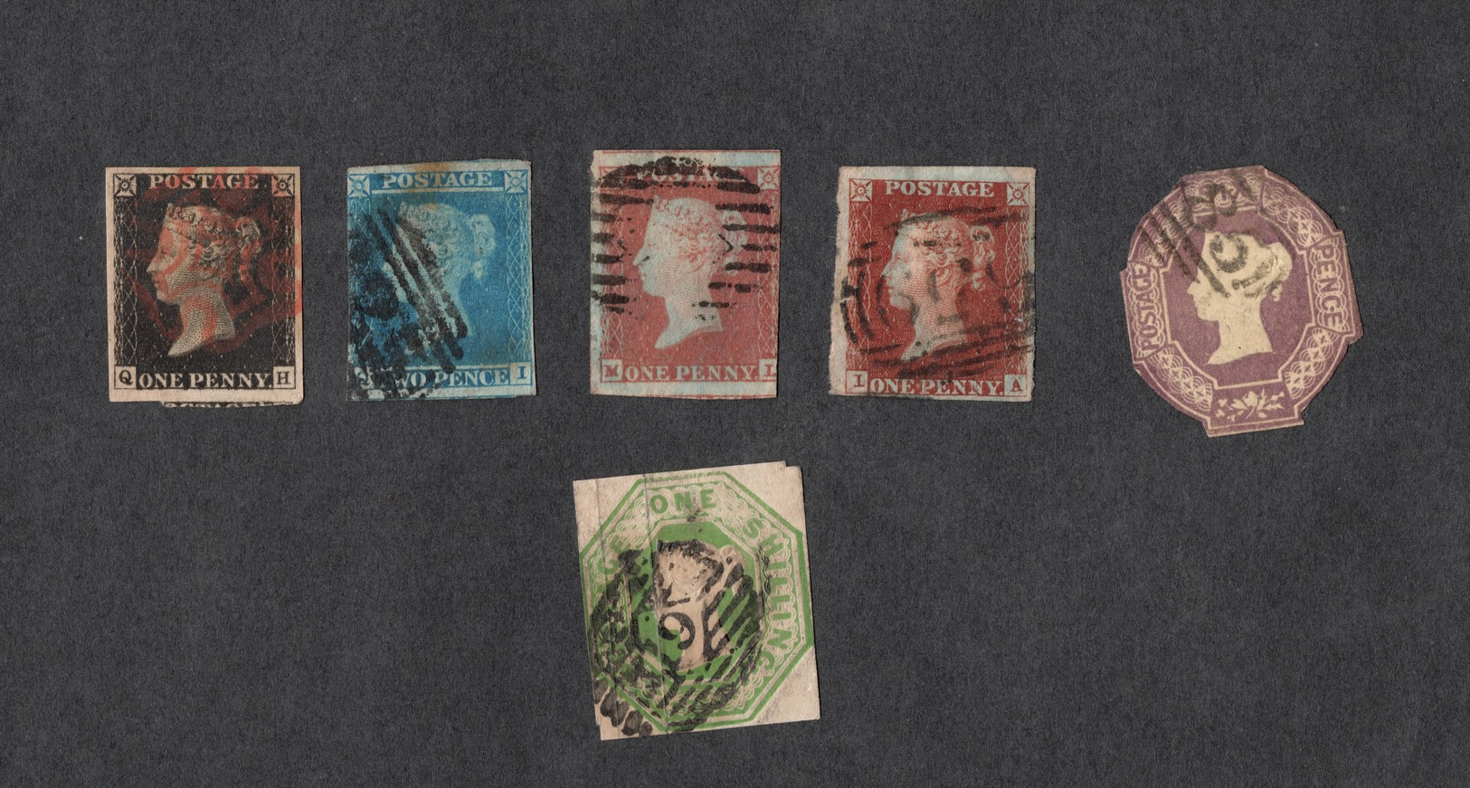 Timbres Anglais Non Dentelé / Non-serrated English Stamps - Used Stamps