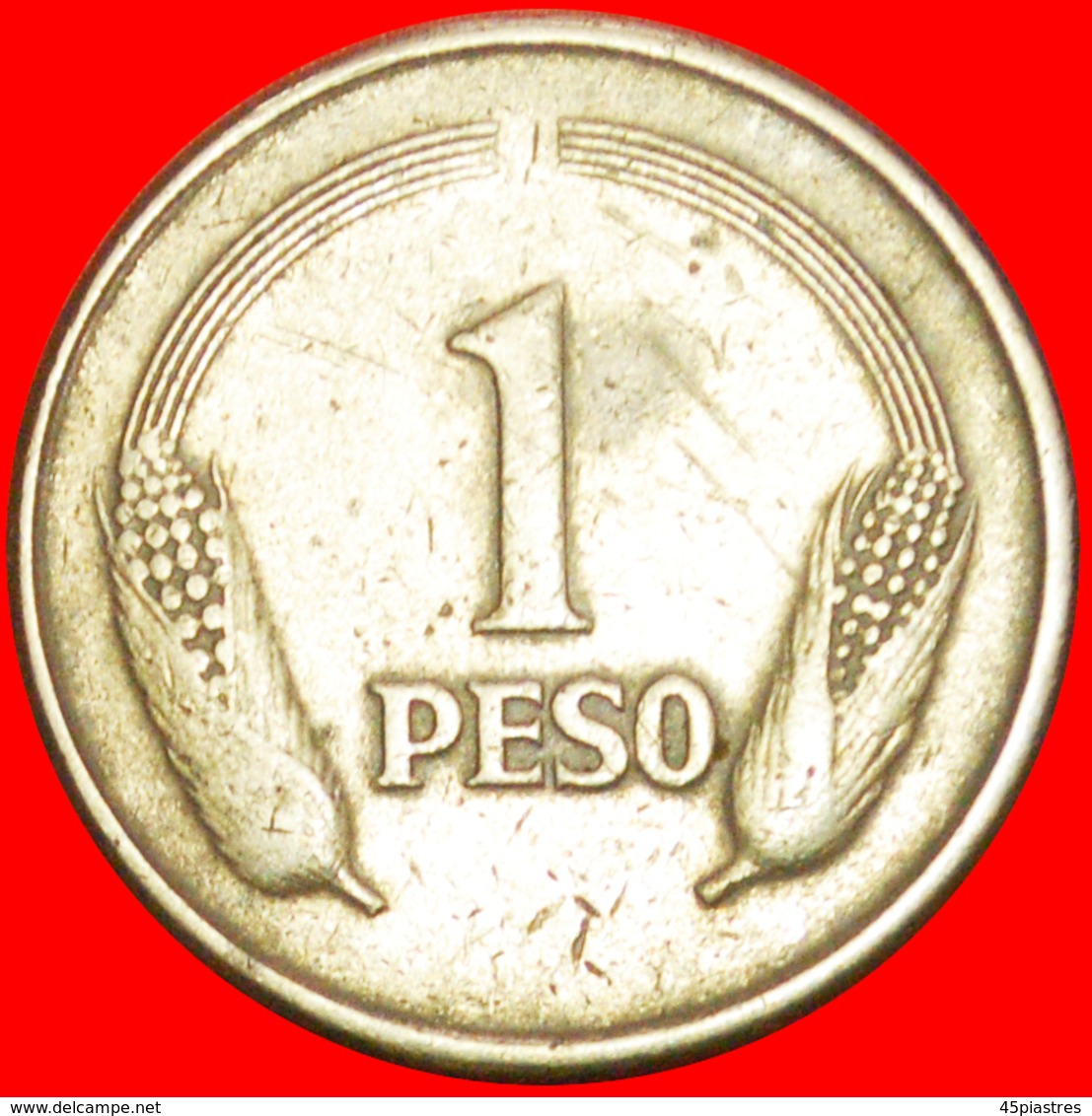 + BOLIVAR (1819-1830): COLOMBIA ★ 1 PESO 1980! LOW START ★ NO RESERVE! - Colombia