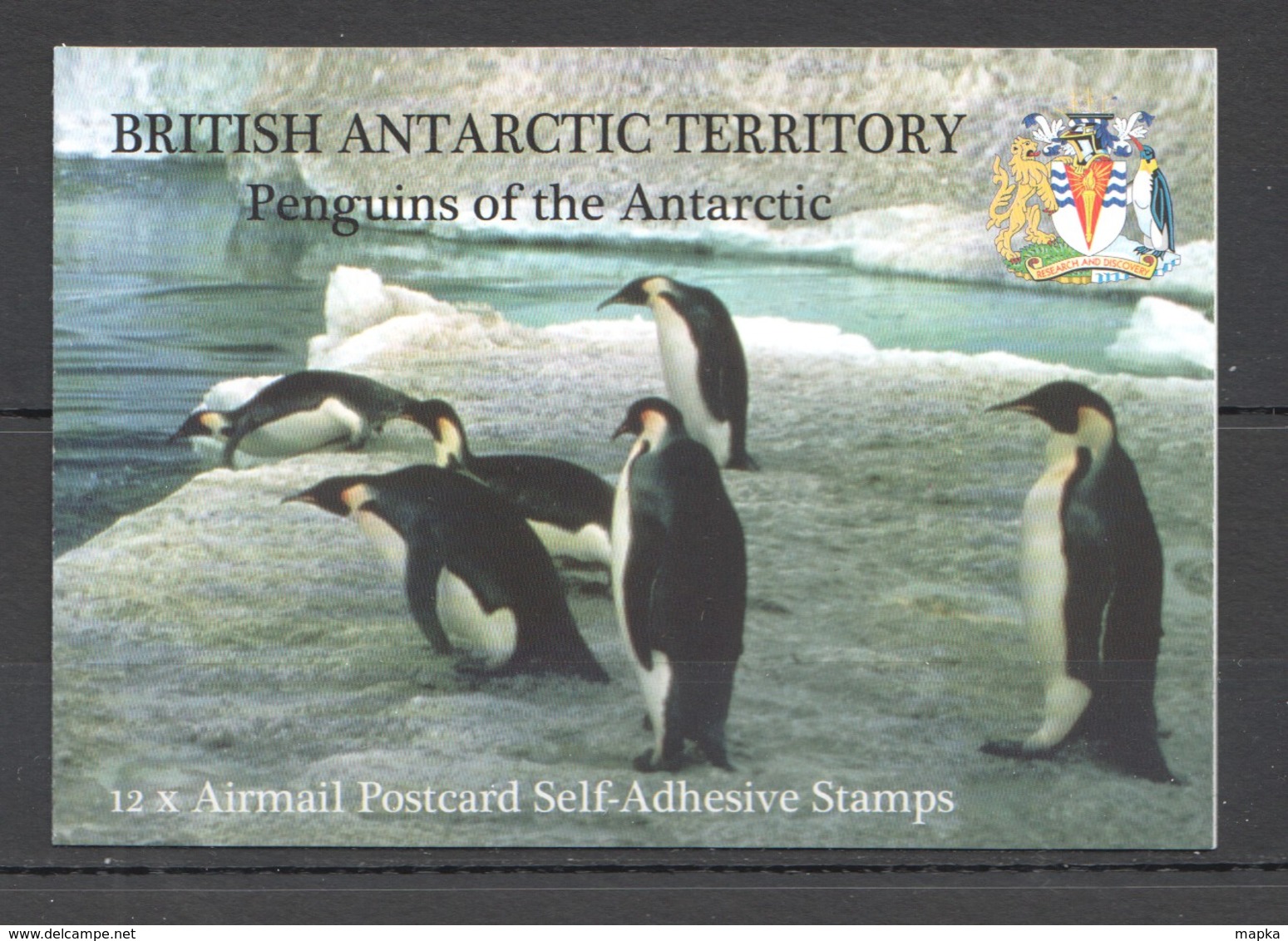 L1135 BRITISH ANTARCTIC TERRITORY PENGUINS #434-45 MICHEL 36 EURO BOOKLET MNH - Pinguine