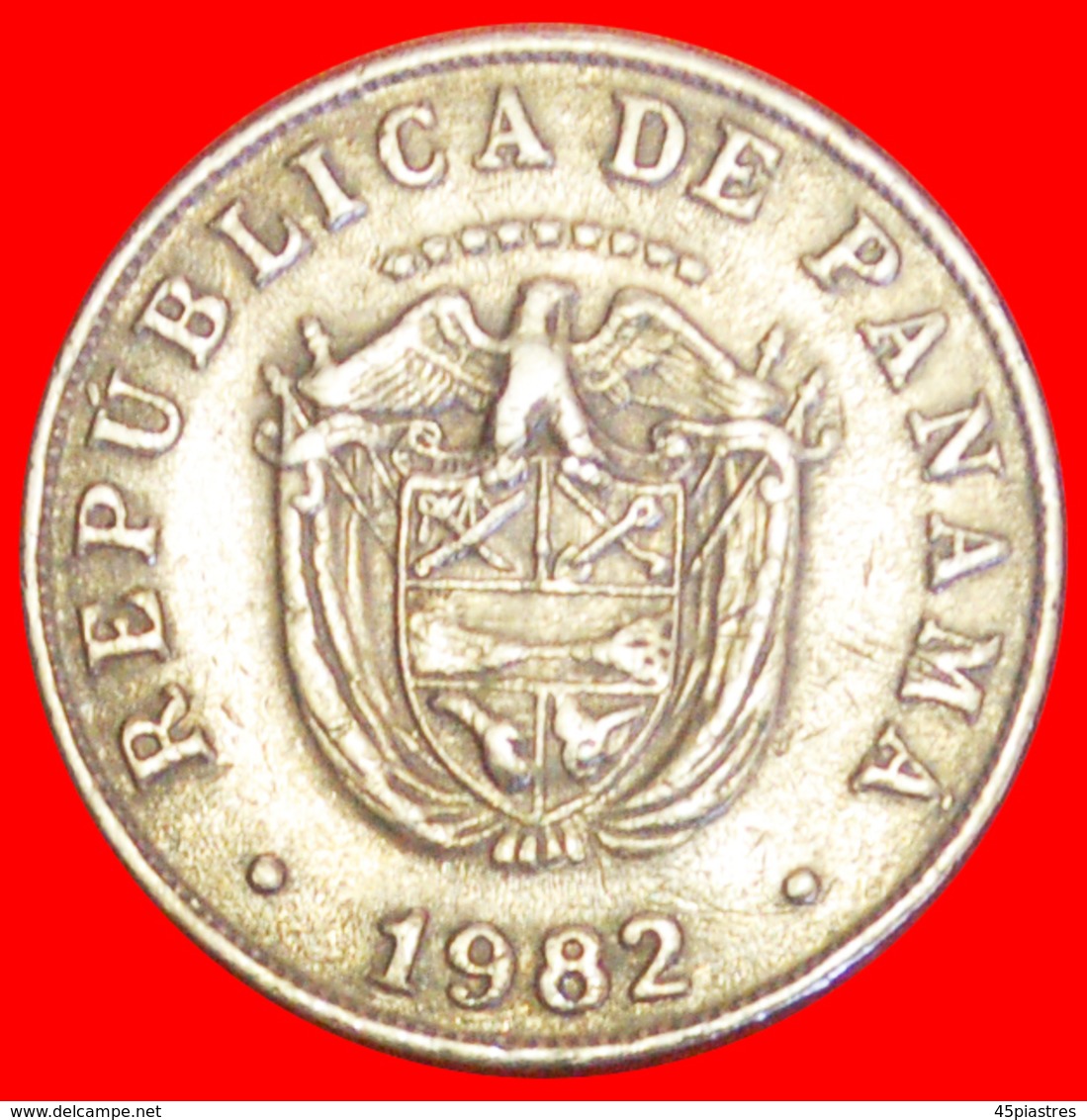 + USA (1961-1993): PANAMA ★ 5  CENTESIMOS 1982! LOW START ★ NO RESERVE! - Panama