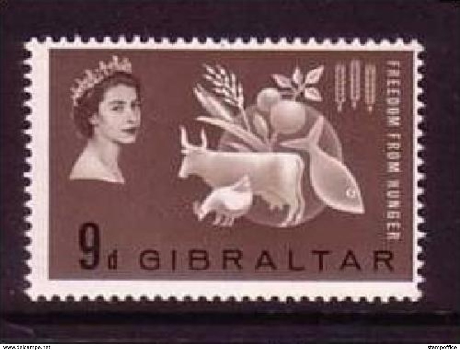 GIBRALTAR MI-NR. 163 POSTFRISCH(MINT) KAMPF GEGEN DEN HUNGER 1963 - Gibraltar