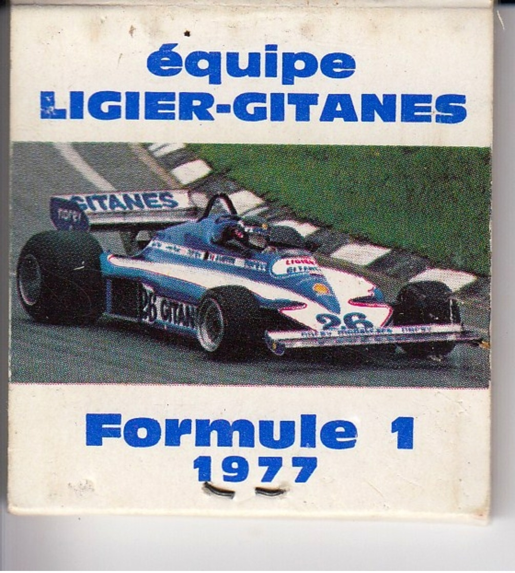 Lotto 6 - Scatola Di Fiammiferi Equipe Ligier Gitanes F1 1977, Jacques Laffife - Automobilismo - F1
