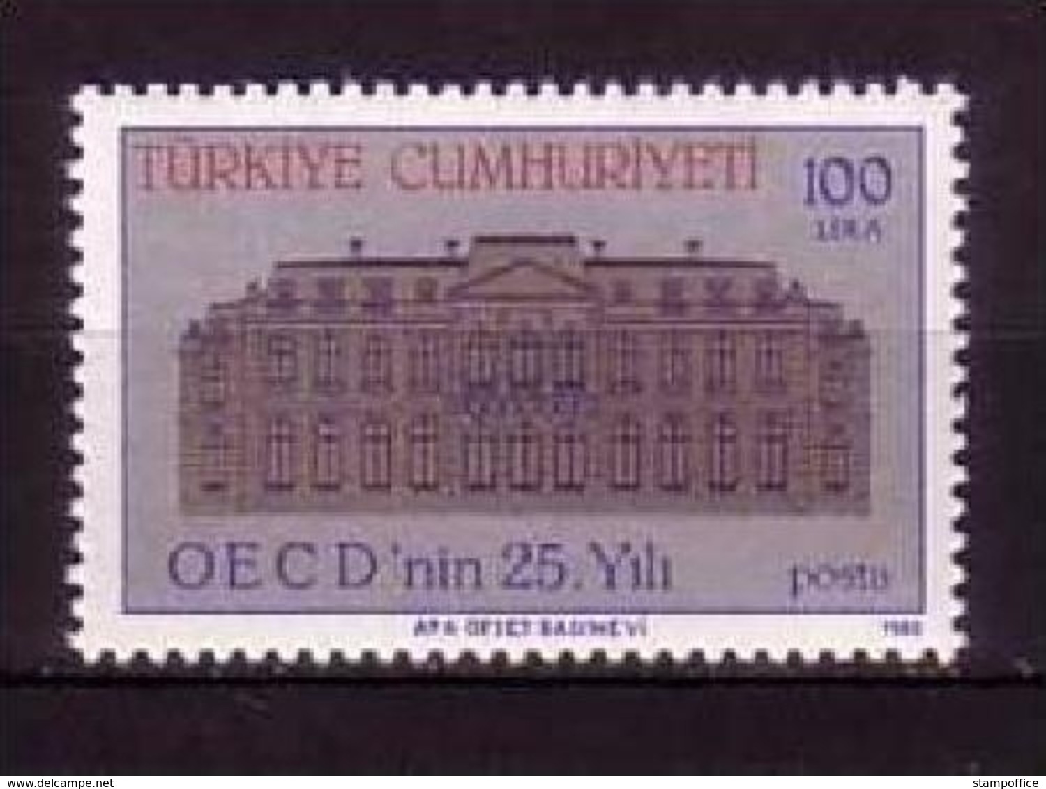 TÜRKEI MI-NR. 2754 POSTFRISCH(MINT) OECD GEBÄUDE PARIS - Nuevos