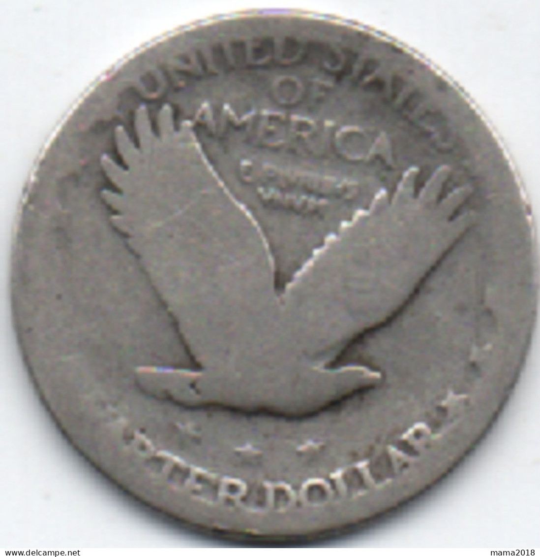 Quarter Dollar Argent   25 Mm - Da Identificare