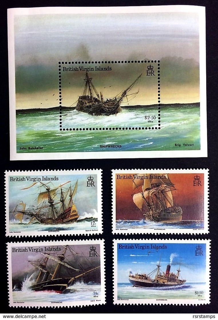 # British Virgin Islands 1987**Mi.585-89  Ships , MNH [21;21] - Barcos