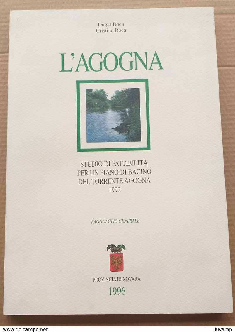 L'AGOGNA -STUDIO DEL TORRENTE AGOGNA ( CART 70) - Other & Unclassified