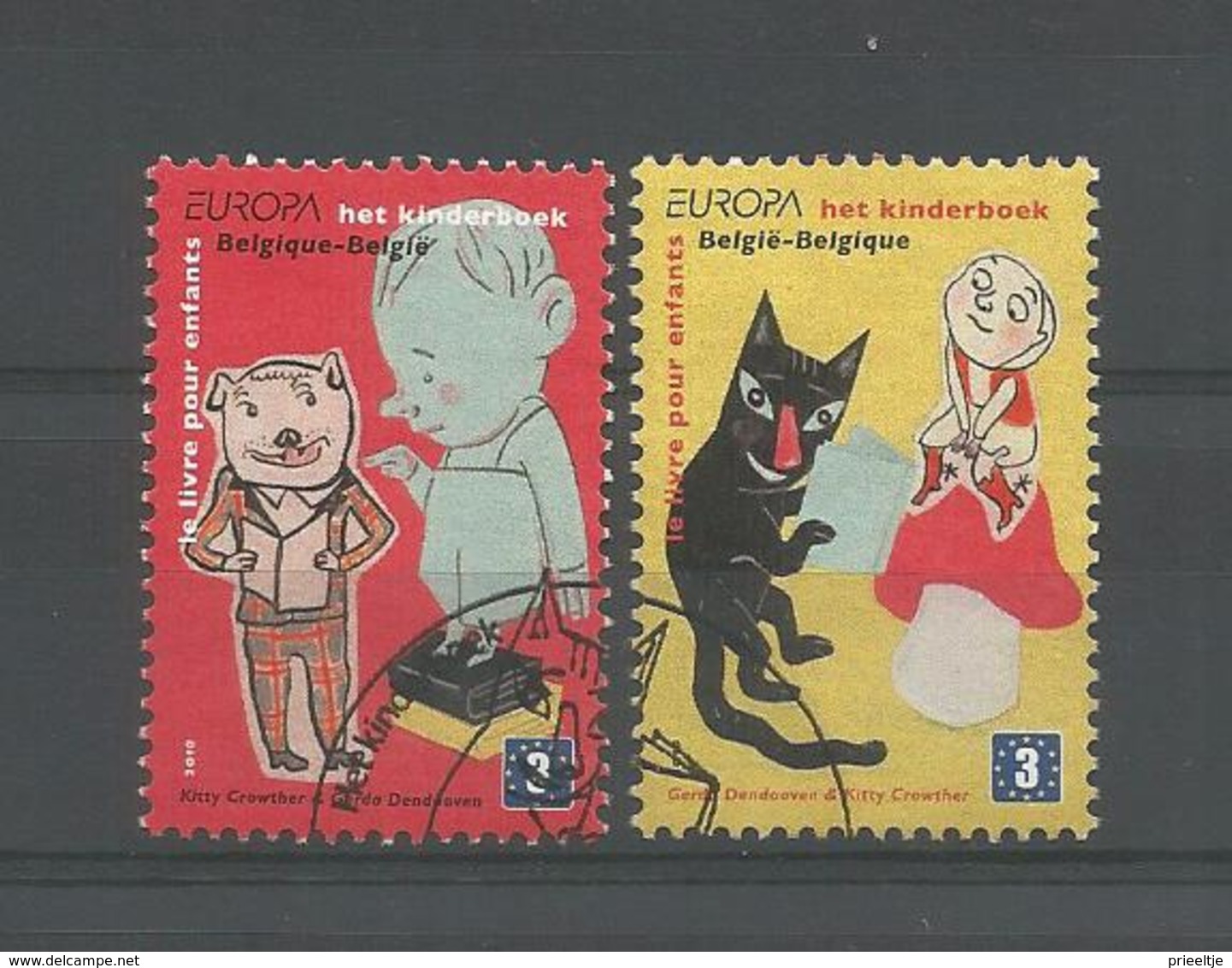 Belgium 2010 Europa Children's Books OCB 4002/4003  (0) - Gebraucht