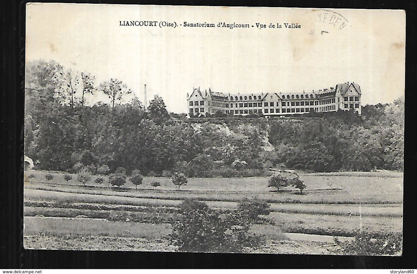 Cpa 039077 Liancourt Sanatorium D'angicourt Vue De La Vallée - Liancourt