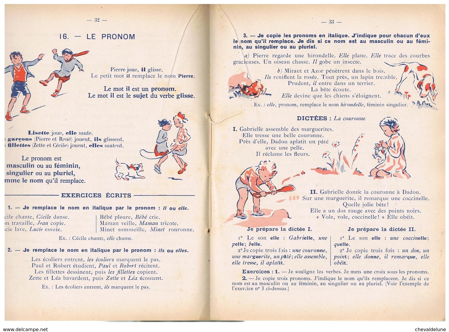 LIVRE SCOLAIRE : O.AURIAC - H. CANAC - B. JUGHON : MA PREMIERE GRAMMAIRE - NOTIONS D'ORTHOGRAPHE 1955 - 6-12 Ans