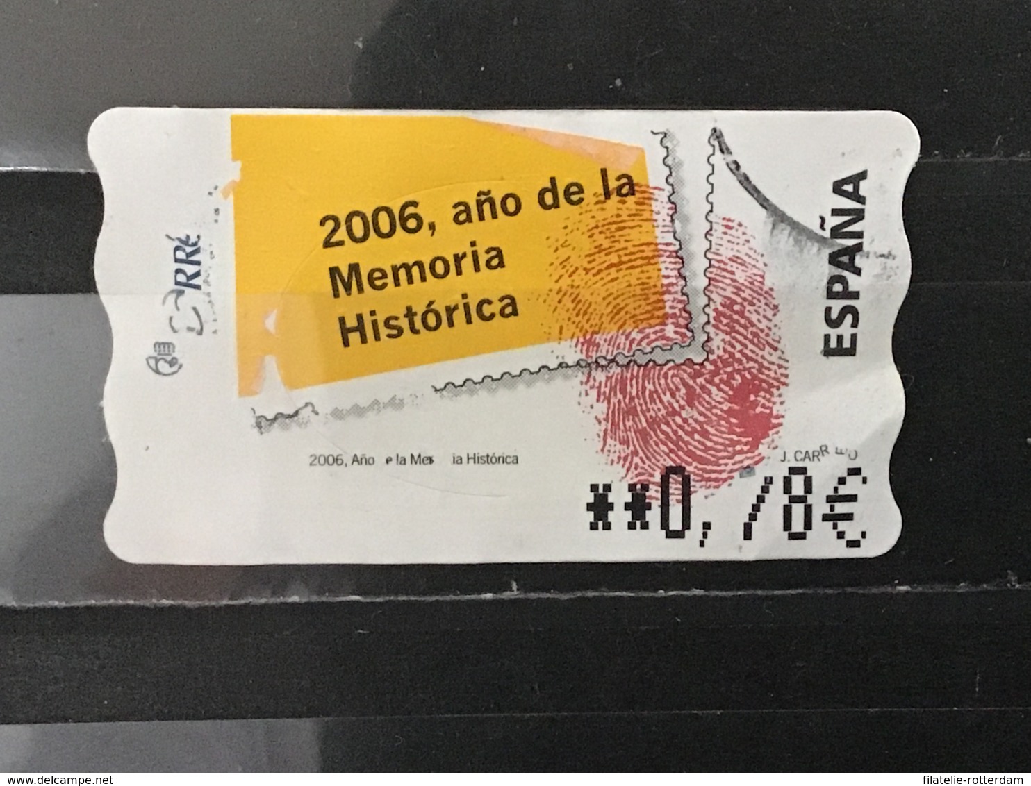 Spanje / Spain - Automaatzegel, Memoria Historica (0.78) 2006 - Gebruikt