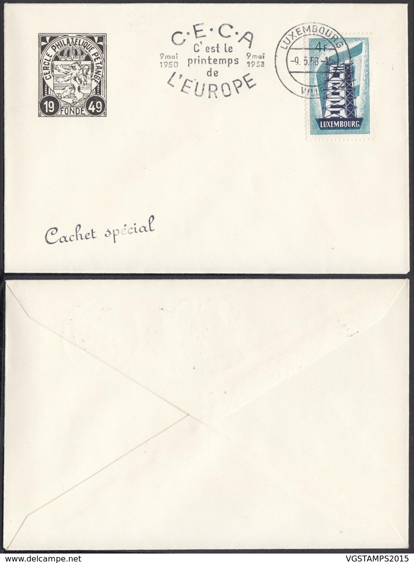 Luxembourg 1958 -Lettre Cachet Spécial Avec Nº516 (BE) DC3767 - Lettres & Documents