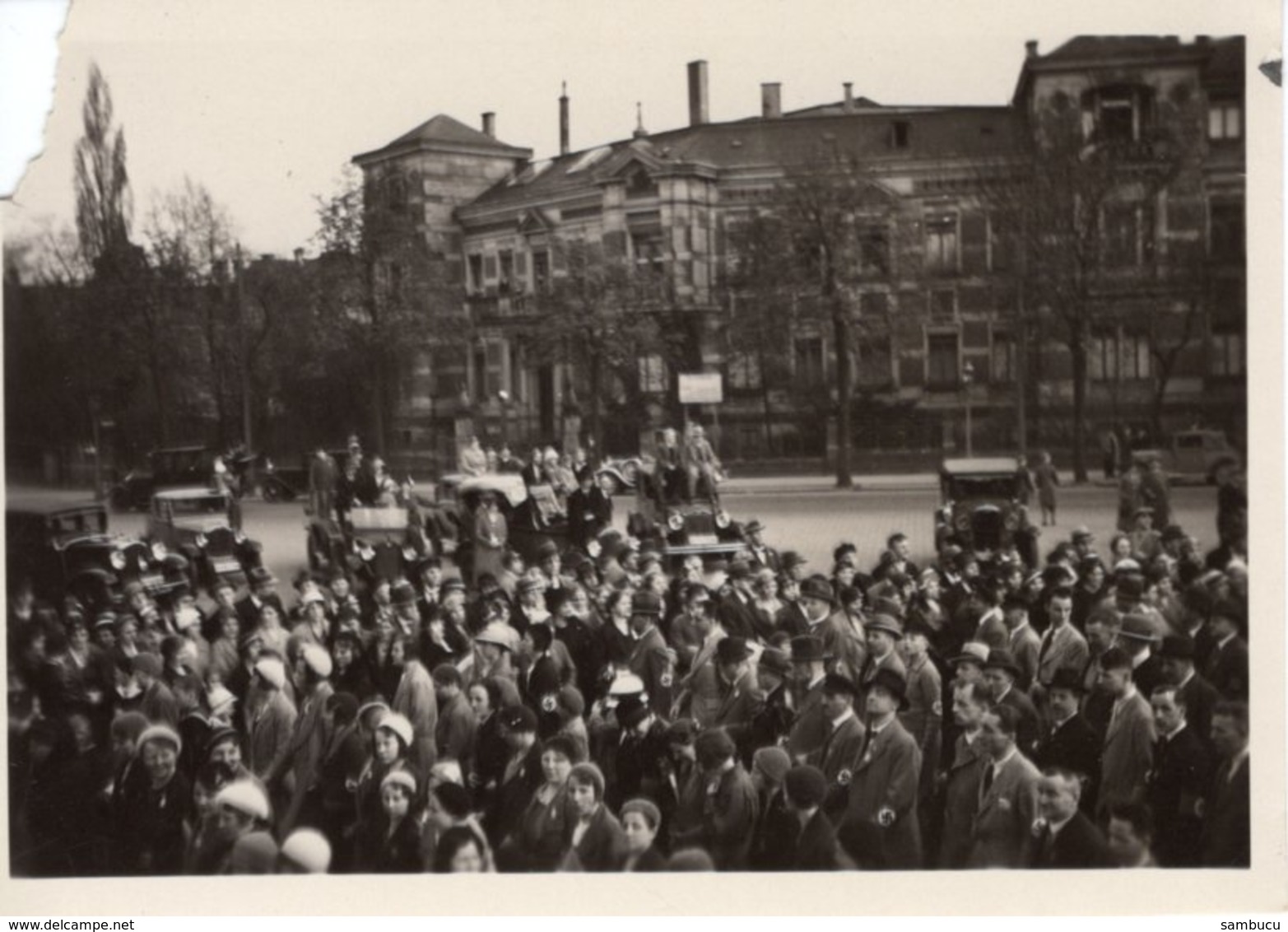 Foto Von Veranstaltung Ca 1930 - Leider Unbekannt Stadt Platz - Fotografie