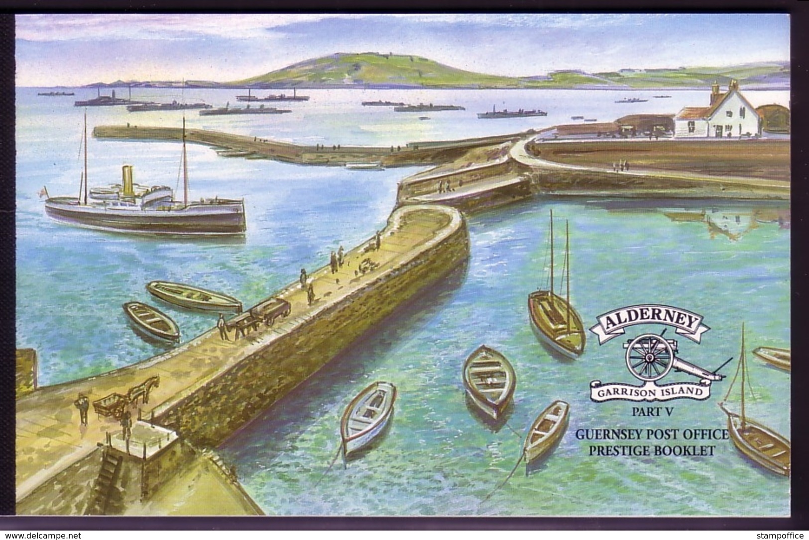 ALDERNEY MH 4 POSTFRISCH(MINT) HISTORISCHE ENTWICKLUNG VON ALDERNEY (V) - Alderney